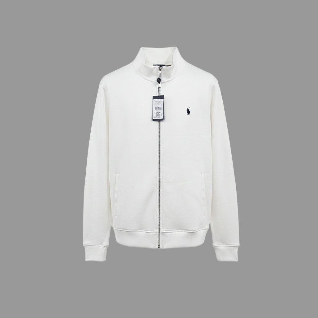 Ralph Lauren - Full Zipper Polo Zacket white Fariona